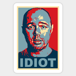 Idiot Sticker